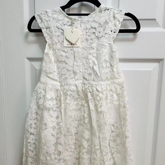 3/$30Girls Sleeveless A-Line Lace Party Dress(8-9 years) - Picture 4 of 9